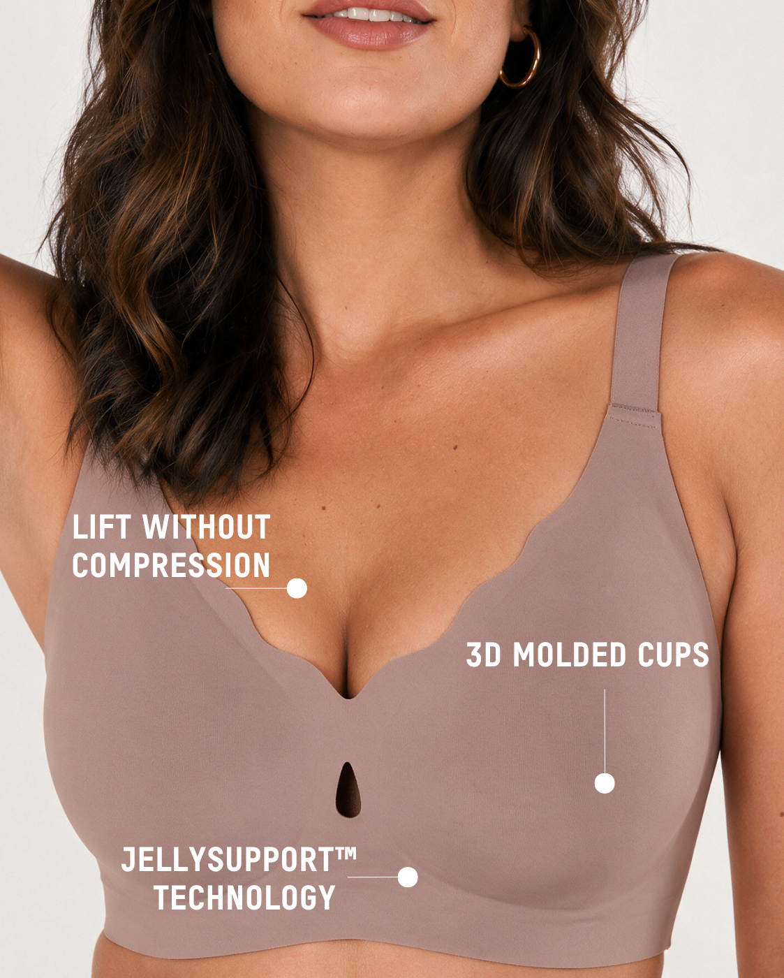UNDR Allure — Scalloped Wireless Jelly Bra