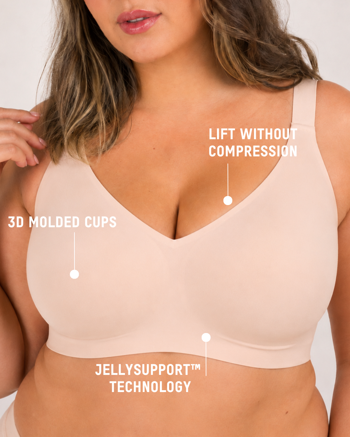UNDR Hold — Curve Support Jelly Bra